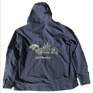 Walt Disney World Medium Navy Blue Wind Breaker